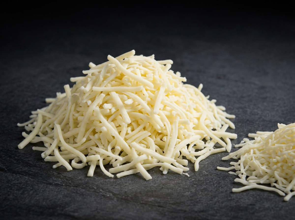 Shredded mozzarella and cheese for pizza and baked applications