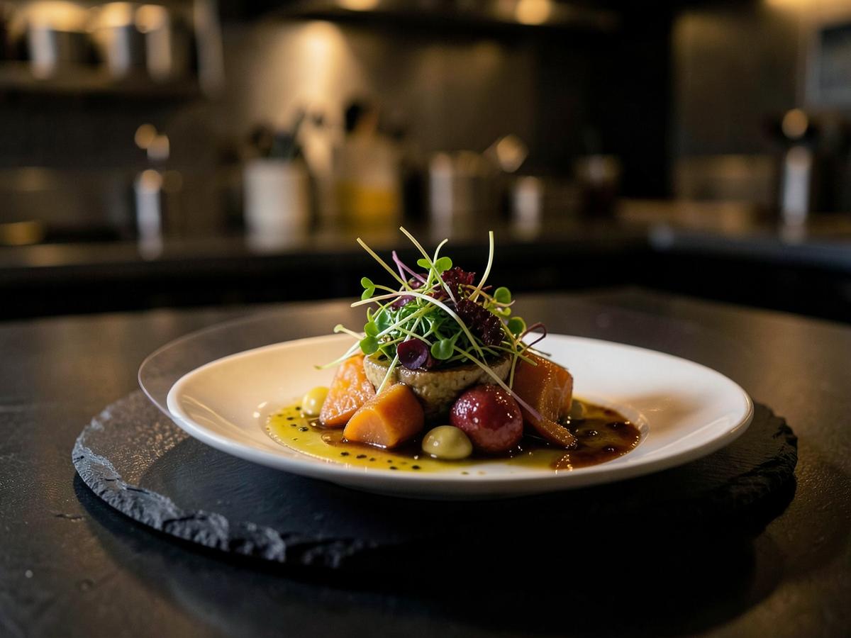 A signature dish built with specialty grocery ingredients from Apito Provisions